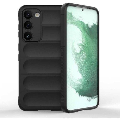 Wave silikonski ovitek za Samsung Galaxy S23 5G - črn Slike