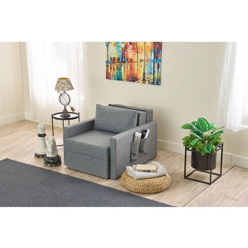 Atelier Del Sofa saros - Grey Grey 1-Seat Sofa-Bed Slike