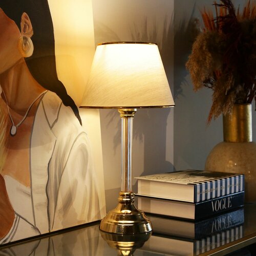 AYD-2980 beigegold table lamp Slike