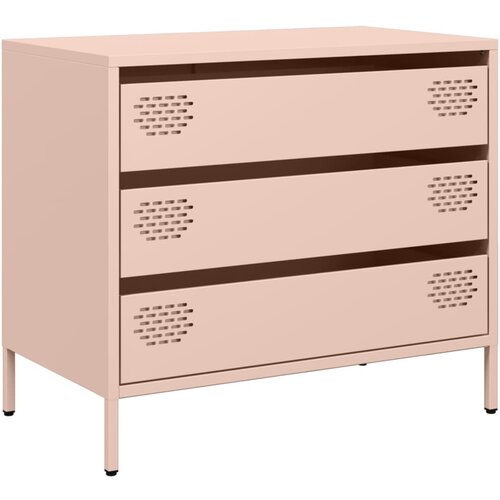 Maison Chic Komoda ružičasta 68x39x58,5 cm hladno valjani čelik Cijene