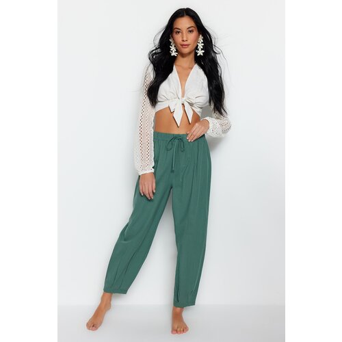 Trendyol Pants - Khaki - Carrot pants Slike