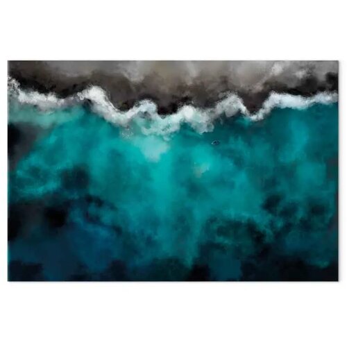  Slika - Blue Lagoon (1 Part) Wide 60x40 Na talijanskom platnu Cene