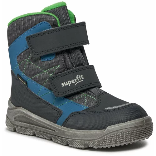 Superfit Čizme za snijeg 'MARS' plava / siva / antracit siva / neonsko zelena
