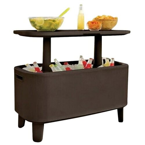 Keter Party hladnjak / stol Breeze Bar (Smeđa, D x Š x V: 83,5 x 40,5 x 74 cm) Cene