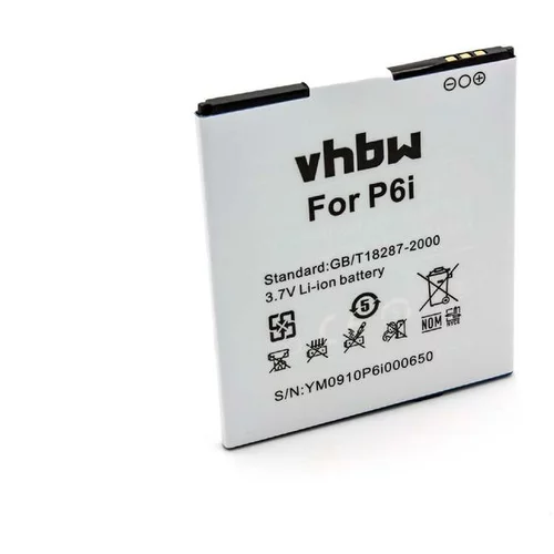 VHBW Baterija za Elephone P6000 / P6000s, 2700 mAh