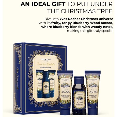 Yves Rocher Blueberry Wood darilni set Slike