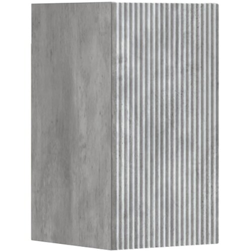  Set namje&amp;scaron;taja za kupaonicu 3 kom. Betonska siva 33 x 34,5 x 160 cm Slike