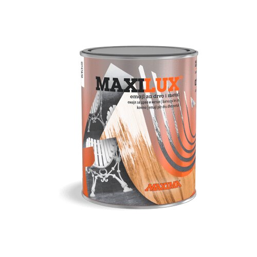 Maxima maxilux univerzalni emajl 0.75L, braon Slike