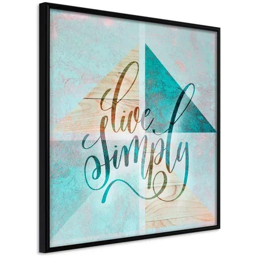  Poster - Choose Simplicity (Square) 50x50