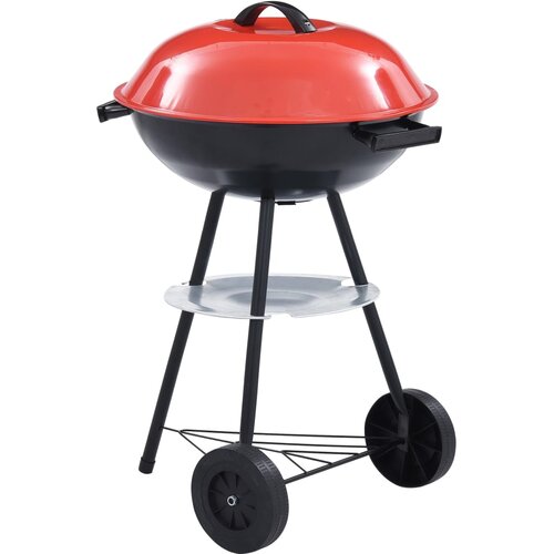 vidaXL Prenosni XXL žar na oglje s kolesi 44 cm, (20722887) Cene