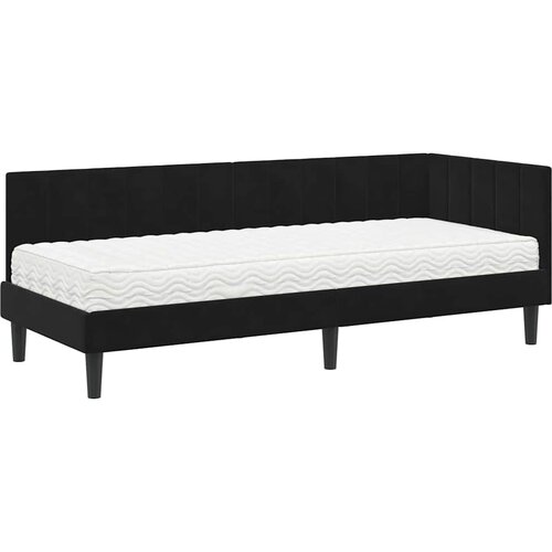  Kutni krevetni okvir s madracem 2 kom. Crna 80 x 200 cm Bar&amp;scaron;un Slike
