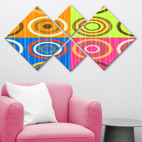 Wallity slika 4MDF3313401, 60x115 cm, 4 dela Cene