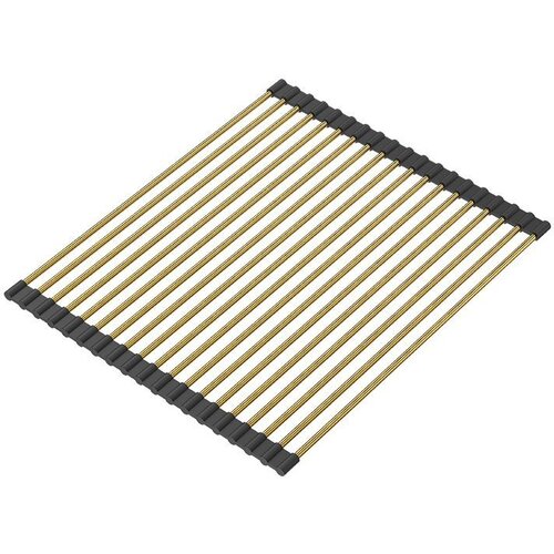 Quadron ocjeđivač PVD zlato/crna 430x320 mm Slike