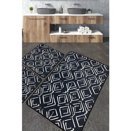  Cenero Multicolor Bathmat Set (3 Pieces) Cene