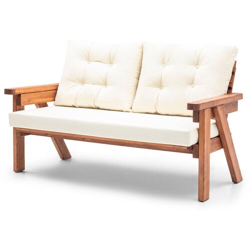 Hanah home Baštenski trosed Abant, 161x88x80 cm, Krem Cene