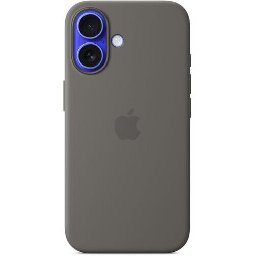Apple iPhone 16 Silicone Case Magsafe Stone Gray, (21455852) Cene