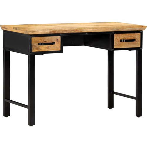  Pisalna miza 110x50x76 cm trden mangov les Slike