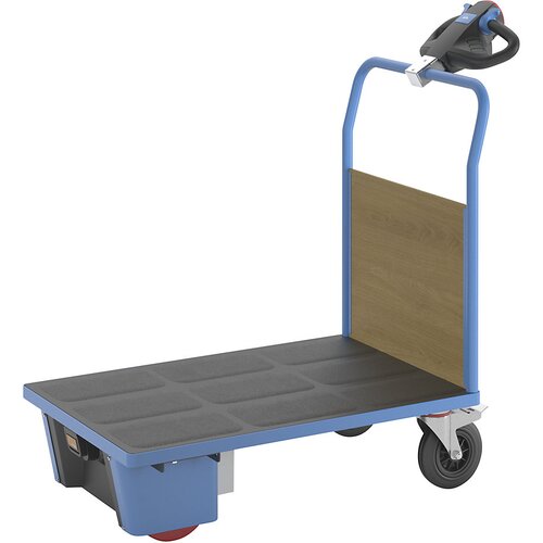 eurokraft pro ploski voziček z električnim pogonom, 1 čelna stena iz mdf, dxšxv 1370 x 700 x 1300 mm Cene