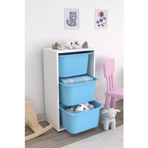 Hanah home višenamenske police bronz 3D white blue Cene
