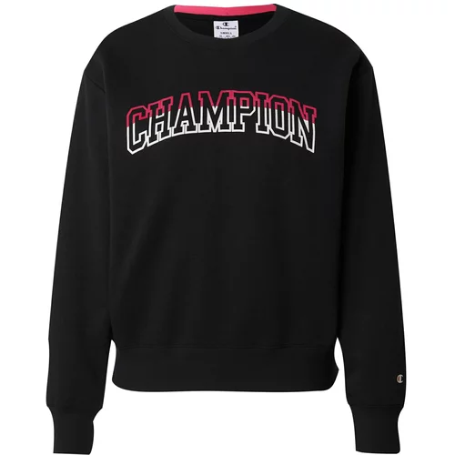 Champion Authentic Athletic Apparel Sweater majica roza / crna / bijela