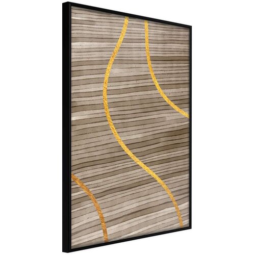  Poster - Golden Stripes 30x45 Slike