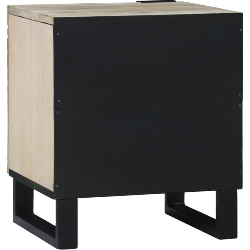 vidaXL Posteljne mize 2 pcs Naravna 40 x 33.5 x 46 cm Cene