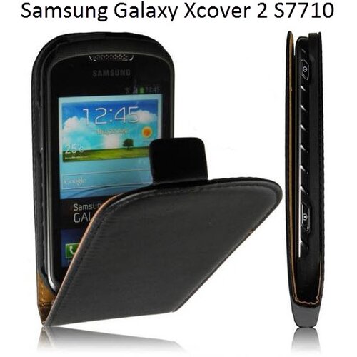  Preklopni etui / ovitek / zaščita za Samsung Galaxy Xcover 2 S7710 - črni Cene