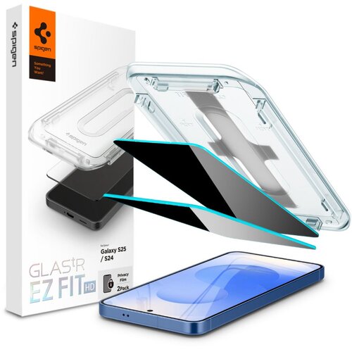 Spigen za&scaron;čitno steklo glass.tr ez fit hd za galaxy S24 S25 privacy 2 kosa, (5000062909) Cene