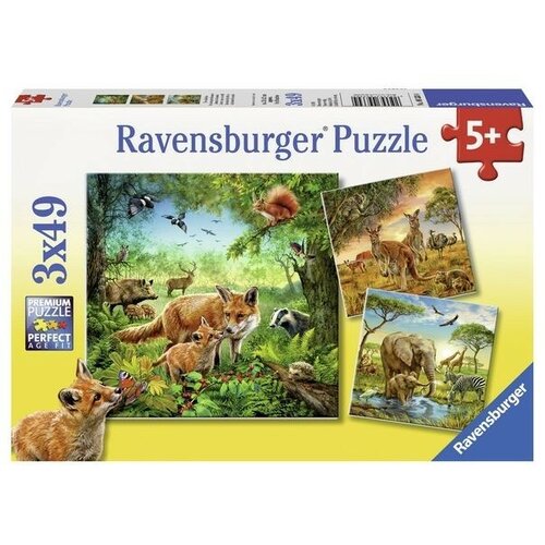 Ravensburger puzzle (slagalice) - zivotinje u divljini Slike