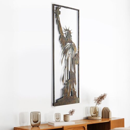 WALLXPERT Statua Slobode - Vintage Metalni Zidni Dekor Cene