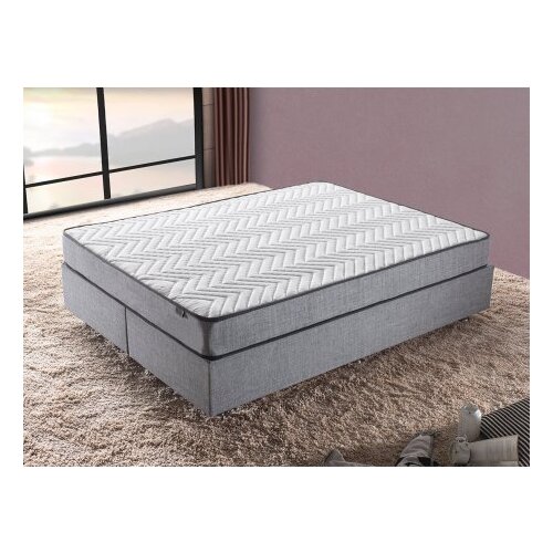 Hanah home Bračni krevet s prostorom za odlaganje Srebrna 140x38x190cm Crna Cene