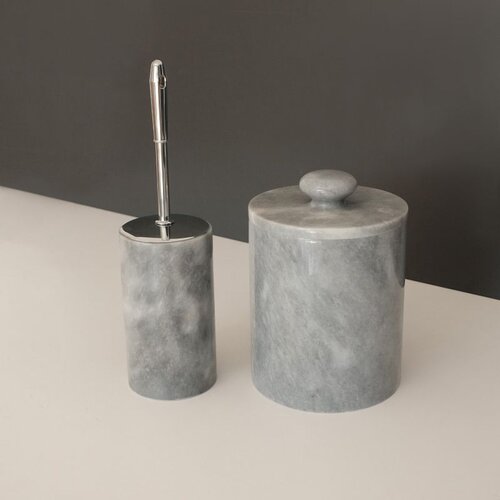  MAR07140206D grey bathroom set (2 pieces) Cene