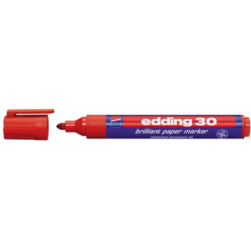 Edding pigmentni marker E-30 1,5-3mm crvena Slike
