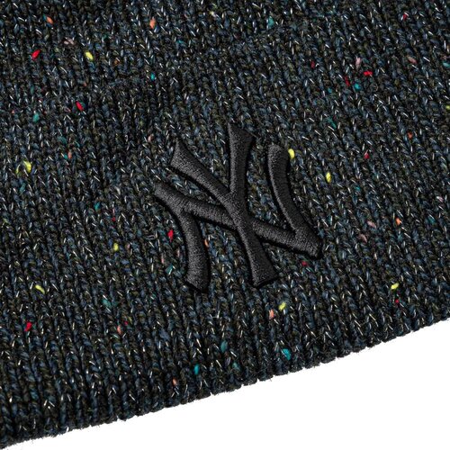 New Era Kape Wmns Glitter Beanie New York Yankees Hat Črna Slike