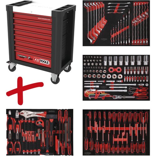 Ks Tools Performanceplus Tool Trolley Set P10 180 Tools Slike