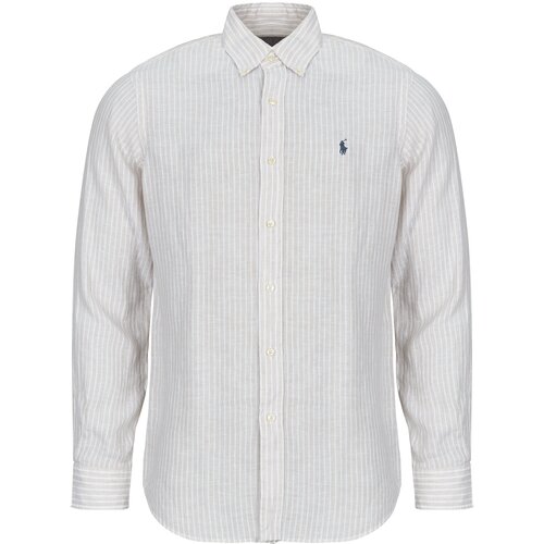 Polo Ralph Lauren CHEMISE RAYEE COUPE DROITE EN LIN Vi&scaron;ebojna Cijene