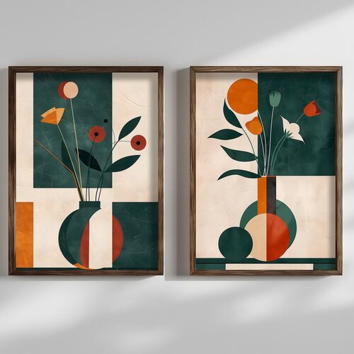 Wallity slika HUM103, 2 dela, 50 x 70 cm Cene