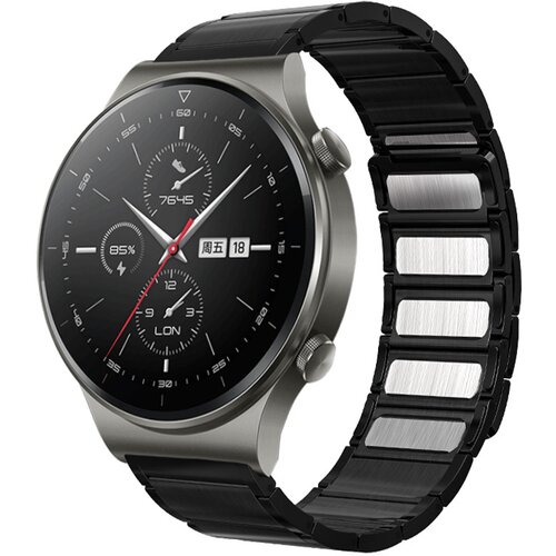 INF premium nerjaveče jeklo pašček za huawei GT3/GT4/Watch 3 pro black, (22064120) Cene