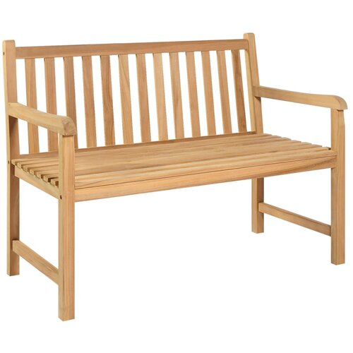 vidaXL Vrtna klop 114 cm trdna tikovina Cene