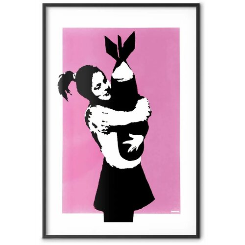  Plakat - Bomb Hug 29.7x42 Crni okvir s margom Slike