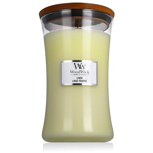WoodWick Large Hourglass Candles Scented Candle Linen 610 g Cijene