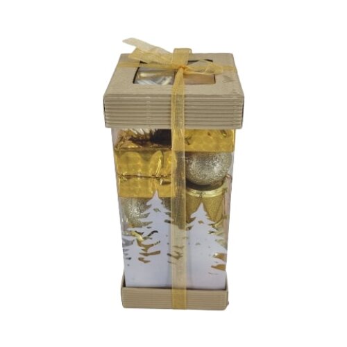  Novogodišnji ukrasi set 20/1 zlatni Cene