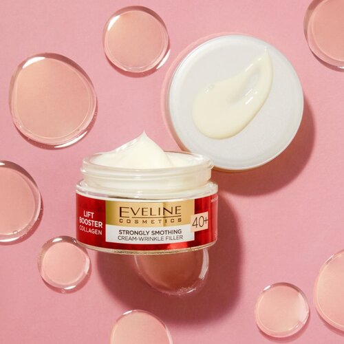 Eveline Cosmetics Lift Booster Collagen intenzivna gladilna krema za gube 40+ 50 ml Slike