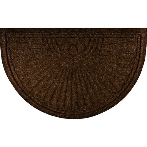 wash+dry PREDPRAŽNIK Dune Halfmoon dark brown 55/85 cm reliefno temno rjava Cene