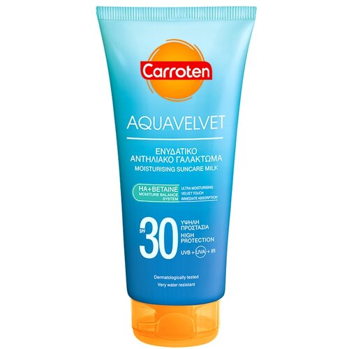 Carroten aquavelvet mleko za sunčanje spf 30 200ml Slike