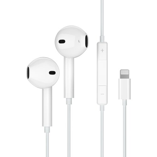 Jellico slu&amp;scaron;alke EP2A z Lightning vtičem in mikrofonom, bele Slike