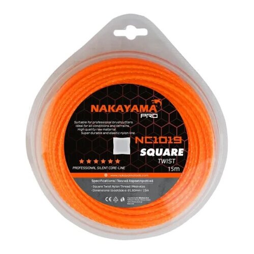Nakayama najlonske niti za trimer square twist -  pro Cene