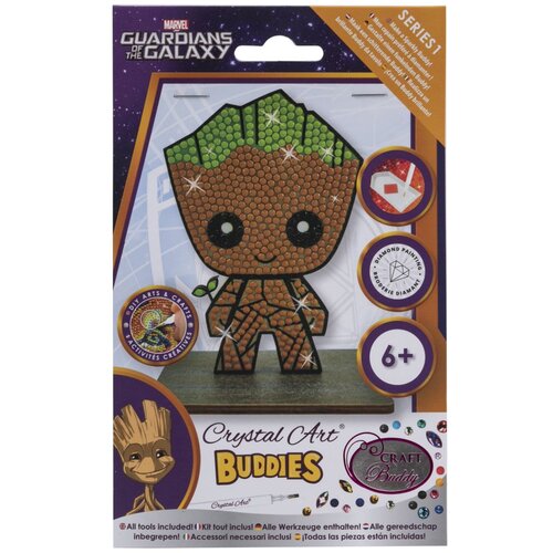 Craft Buddy slikanje s kristalčki Groot Slike