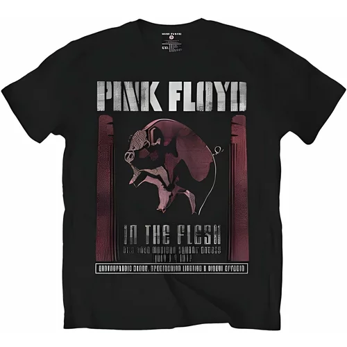 Pink Floyd Majica In The Flesh Unisex Black XL