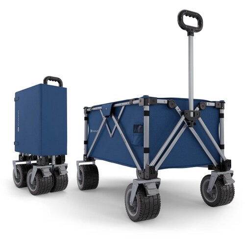 Kinderkraft transportna kolica rollster night blue Slike
